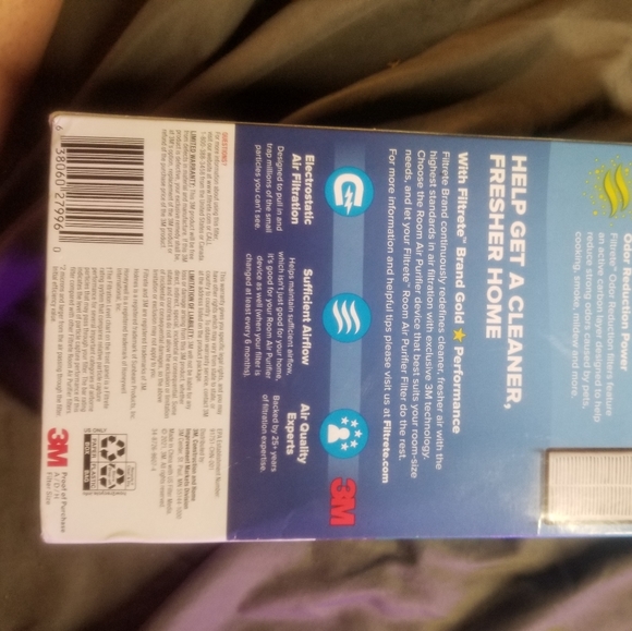 Filtrete by 3M Allergen, Bacteria & Virus True HEPA Air Purifier Filter, Replace - Picture 2 of 3